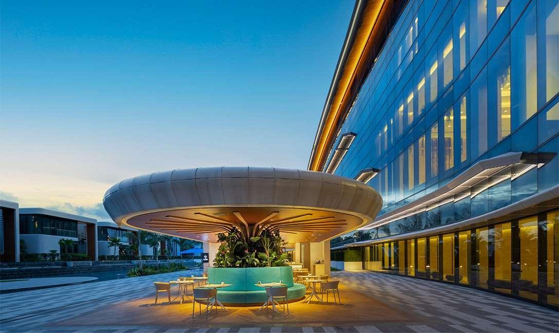 Dusit Thani Laguna Singapura Luaran gambar The "Mushroom"