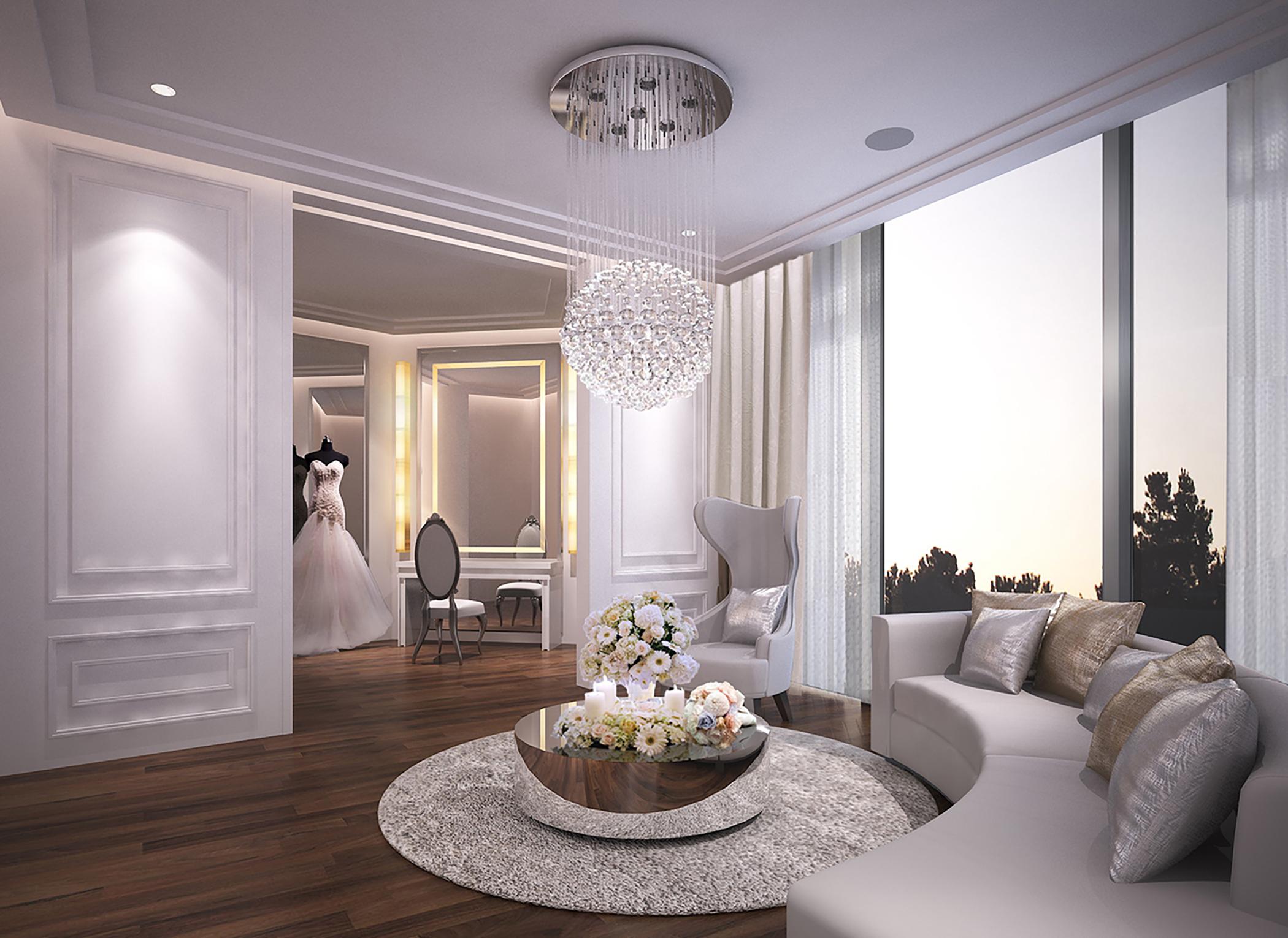 Dusit Thani Laguna Singapura Luaran gambar 3D interior visualization
