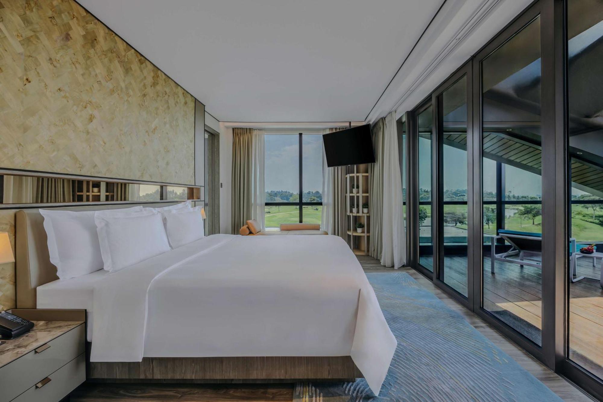 Dusit Thani Laguna Singapura Luaran gambar A bedroom at the hotel